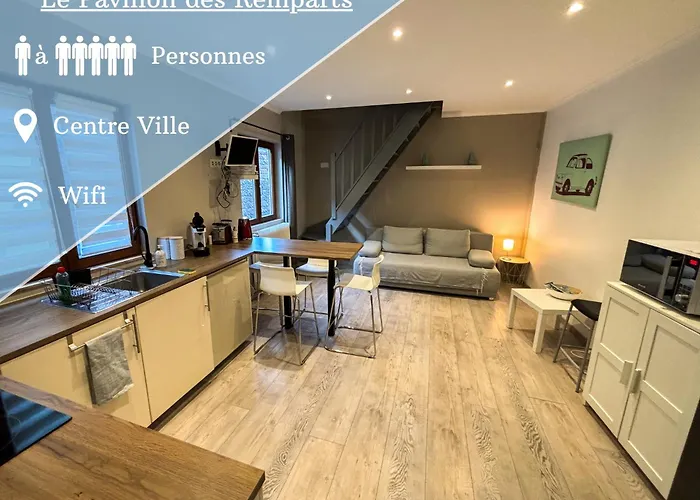 Le Pavillon Des Remparts - Commerces A Proximite - Centre-Ville - Appartement Cosy